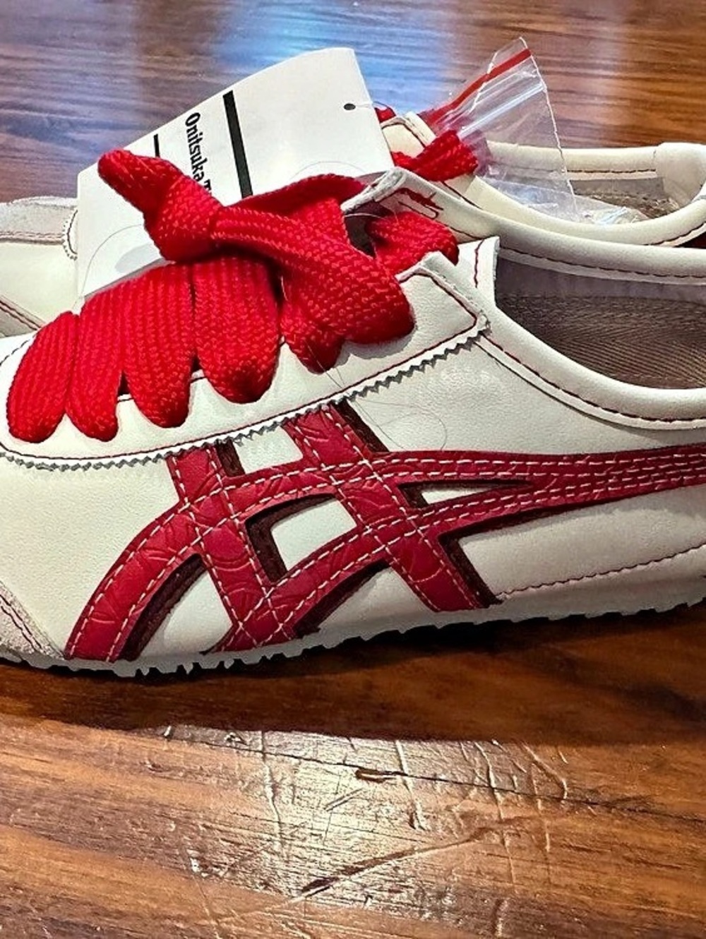 Onitsuka Tiger Mexico 66 White & Red Sneakers